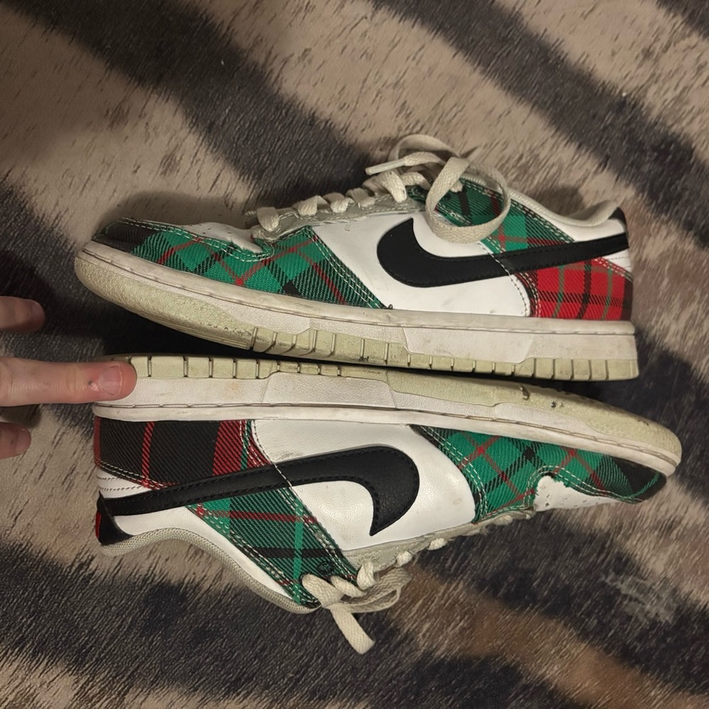 Nike Plaid Dunks Sneakers